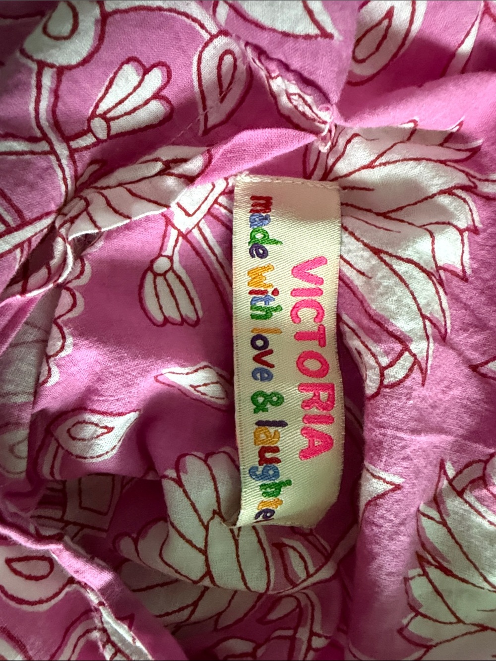 XL Batik Fabric Tote by Victoria